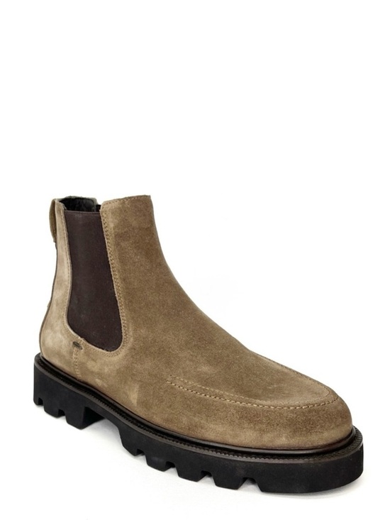 Massimo Dutti Chelsea Boots Moc Toe Brown Suede Euro Size 40 = US 7 New NWT main image 8